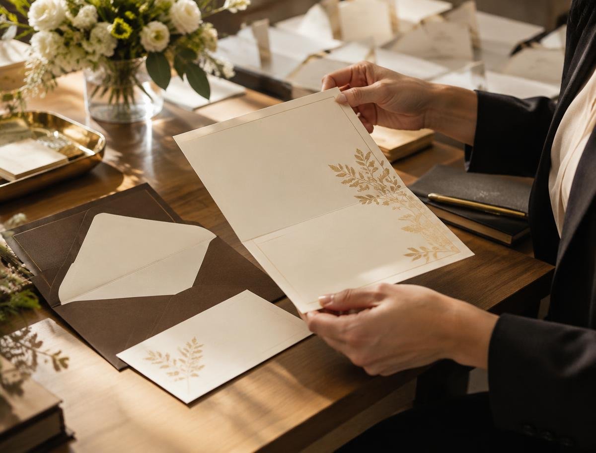 Representación de Tarjetas corporativas e invitaciones